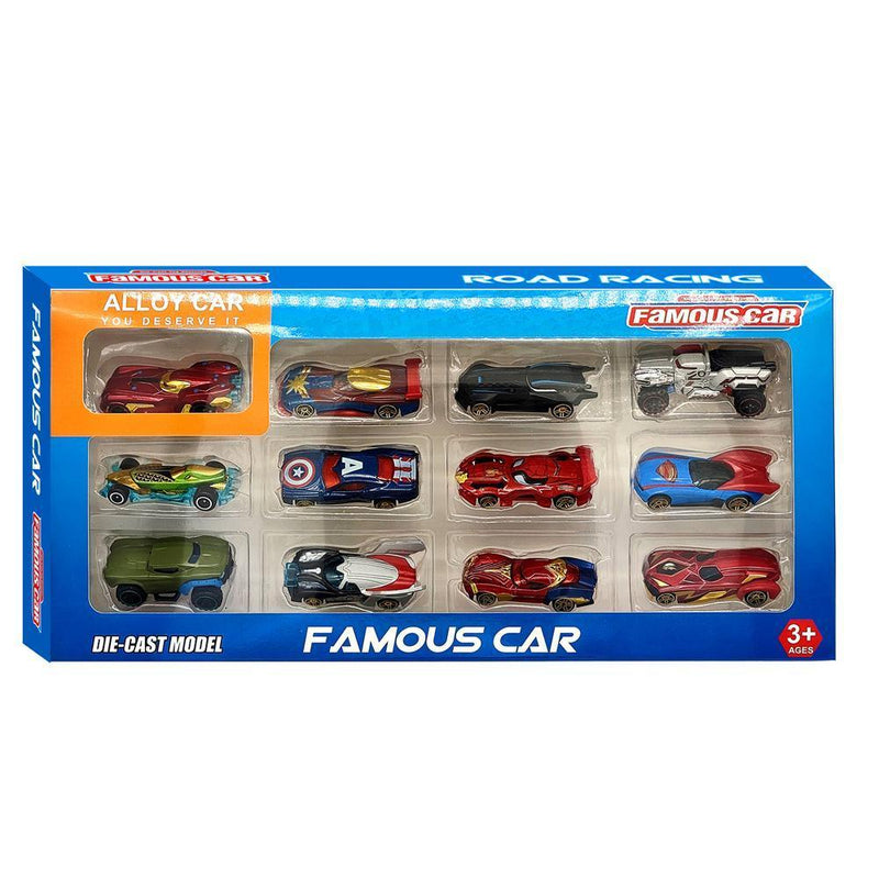 12 Pcs Die Cast Car Set - Gamplanet