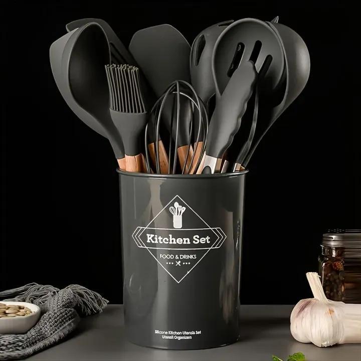 12 Pcs Silicone Kitchen Utensil Set - Gamplanet