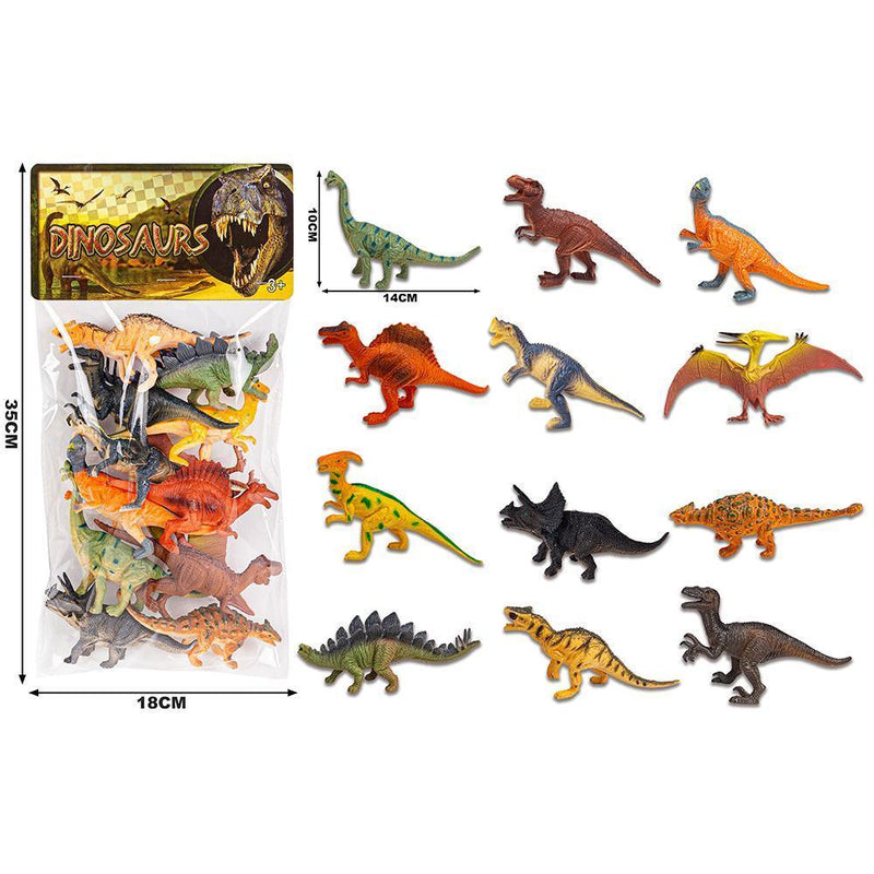 12 - Piece Dinosaur Set - Gamplanet