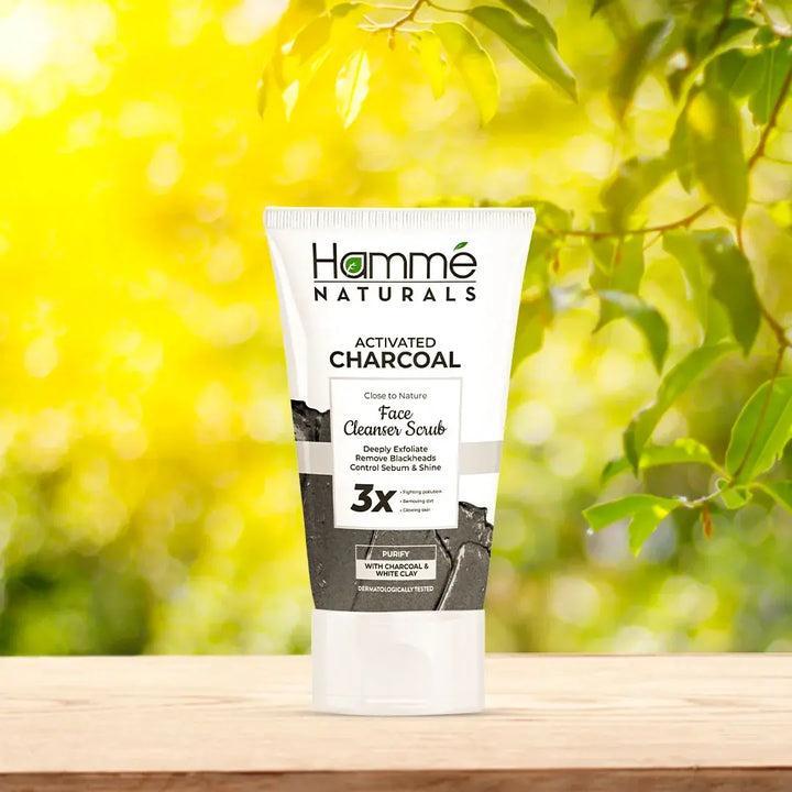 Activated Charcoal Face Cleanser Scrub