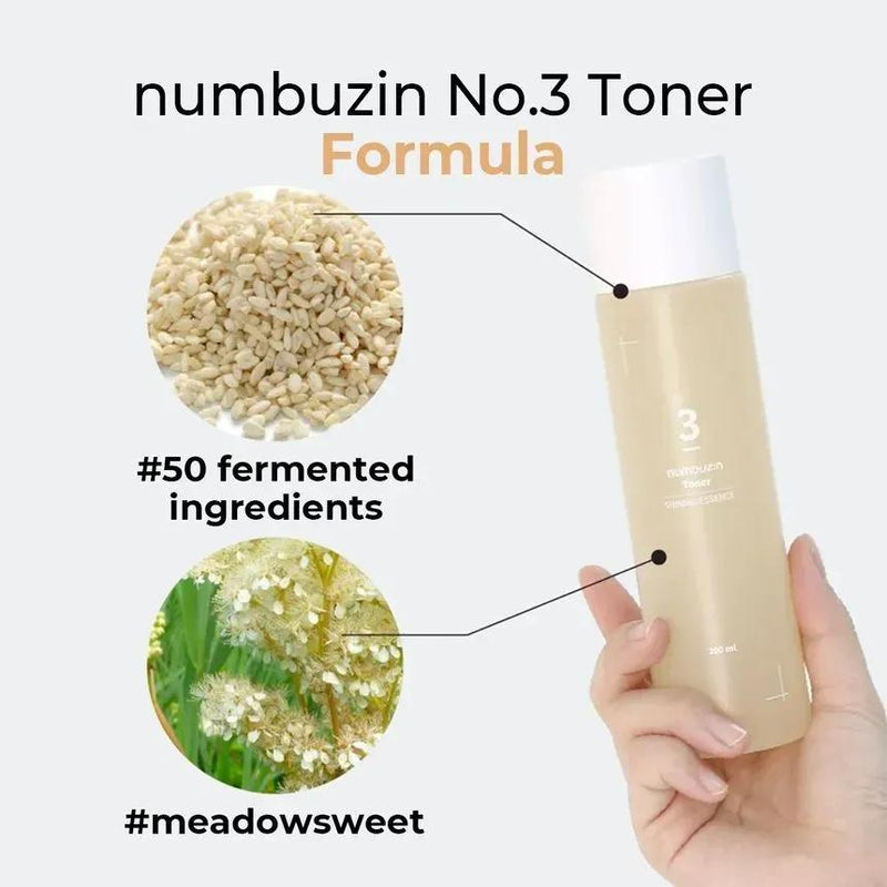 Numbuzin No.3 Super Glowing Essence Toner 200ml