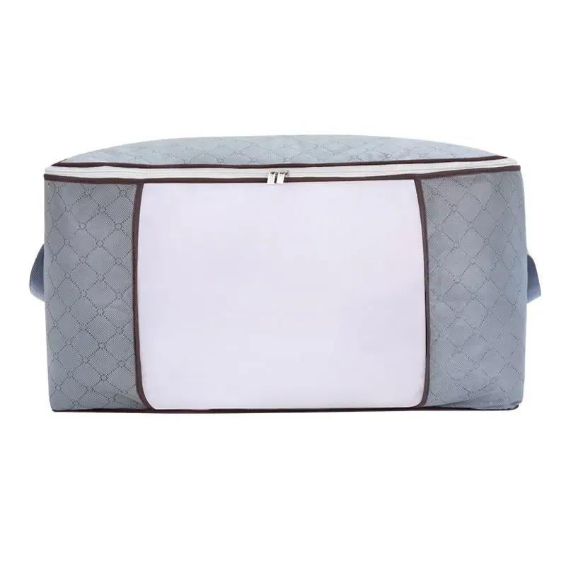 Non-Woven Blanket and Clothes Organizer With Zipper