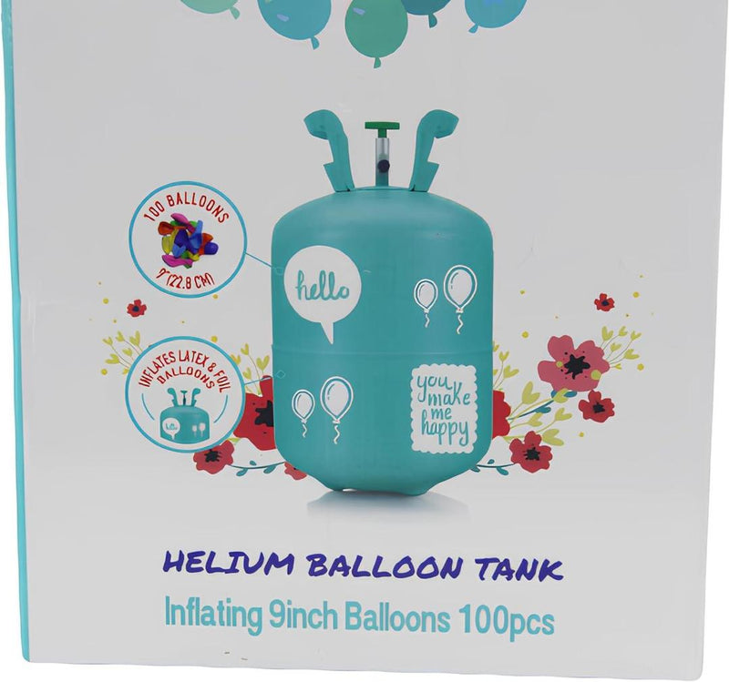 Balloons Helium Tank With Cylinder 22Ltr For 9 inch 100 Pcs Balloons