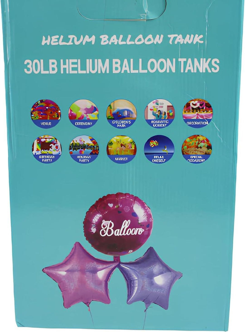 Balloons Helium Tank With Cylinder 13.5Ltr For 9 inch 50 Pcs Balloons