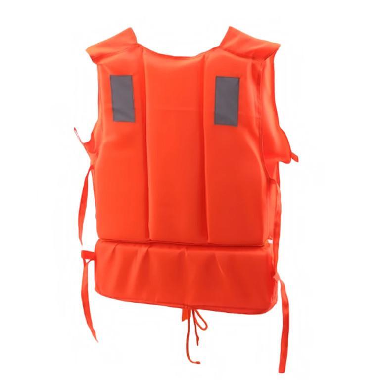 Adult and Child Life Jacket Swim Vest with Whistle and Adjustable Belts - 42 x 59cm