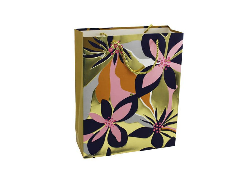 Flower Paper Gift Bag 26 x 32 x1 0Cm