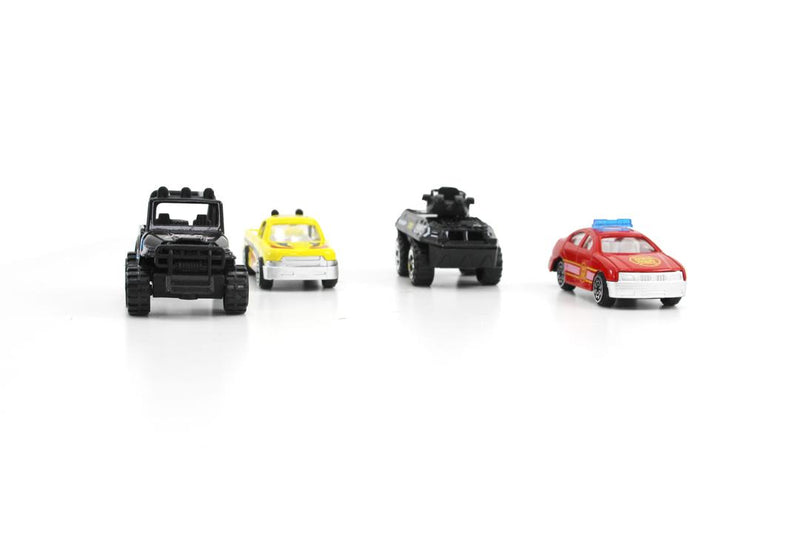 Kids Cars Toy Set Pack of 4 Perfect Birthday, Party, Christmas, or School Event Gifts (Military Vehi