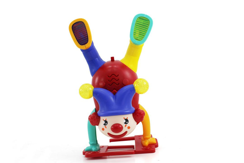 Jolly Jester Inverted Electric Clown Doll Funny Dancing, Singing & Handstanding Circus Toy