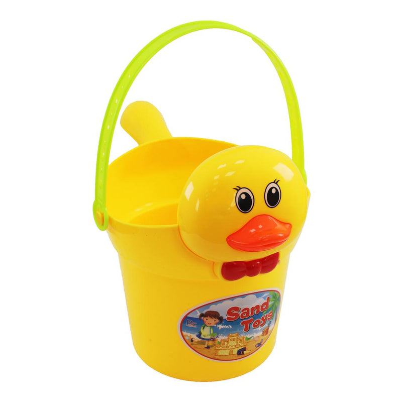 7 Pcs Beach Toys Bucket Duck Set Cute Cartoon Duck Sand And Water Play Set - 909013