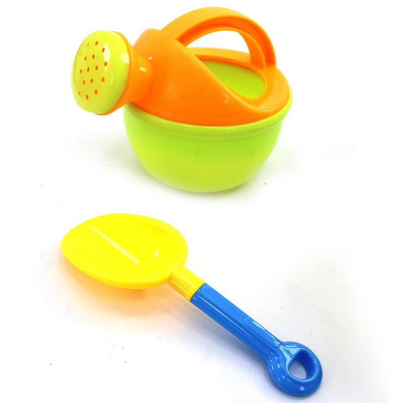 7 Pcs Beach Toys Bucket Set Summer Fun with Shovel, Rake, And Water Toys - 909033