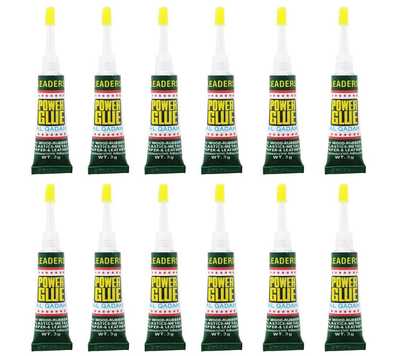 Super Glue 2.5g per Tube - Fast Dry Instant Bonding - Strong Adhesion Liquid Glue with Precision App