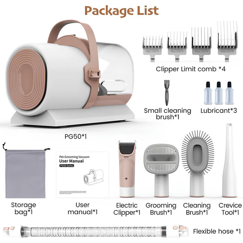 AIRROBO PG50 5 in 1 Pet Grooming Kit with Vacuum - Multifunctional Grooming Tool  - 9913001