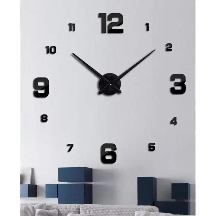 DIY 3D Frameless Self-Adhesive Wall Clock