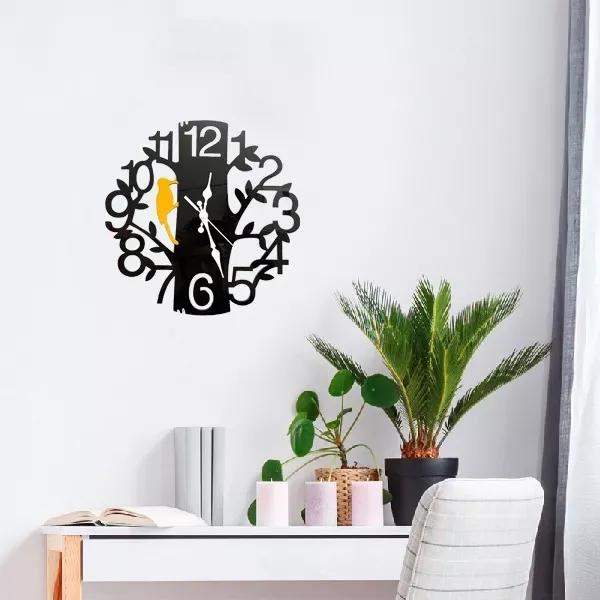 Sparrow Nest Acrylic Wall Clock