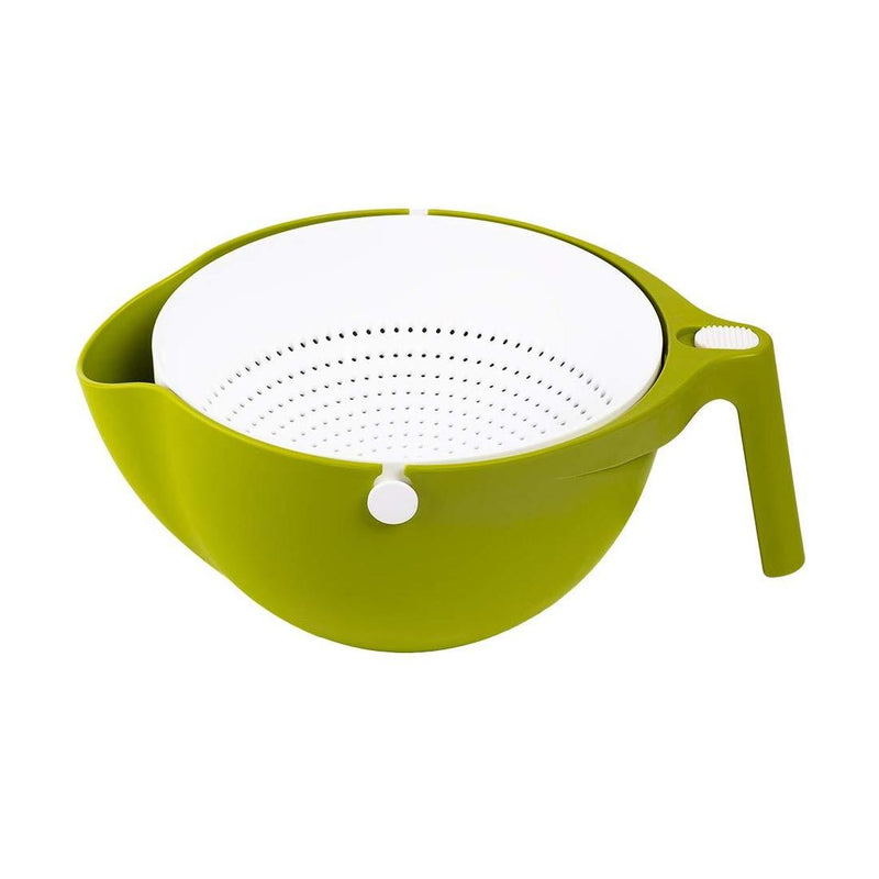 Detachable Double-Layer Kitchen Plastic Colander Strainer