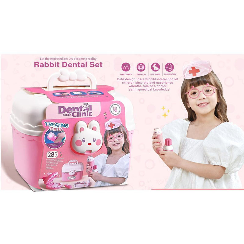 Rabbit Dental Set  28 Pieces - Treating Teeth