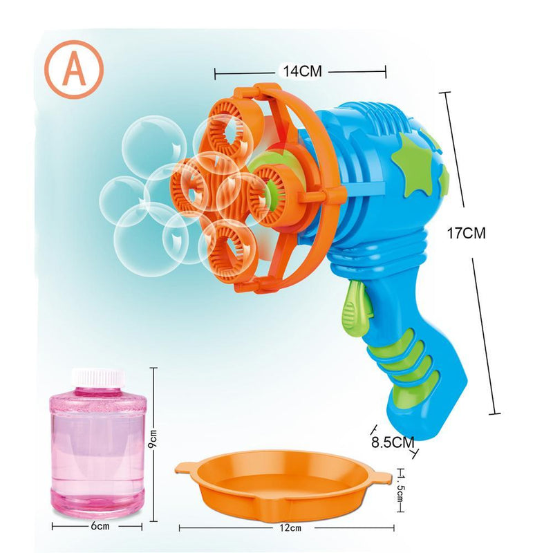 GCC Electric Four-Head Bubble Gun