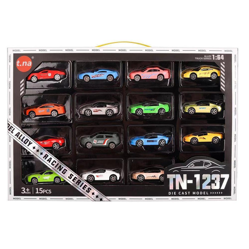 15-Piece Diecast Racing Series Set