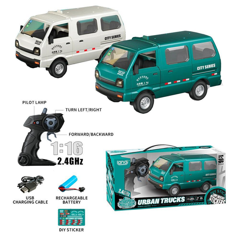 RC Lighting Urban Mini Van 1:16 2.4G Dual Frequency