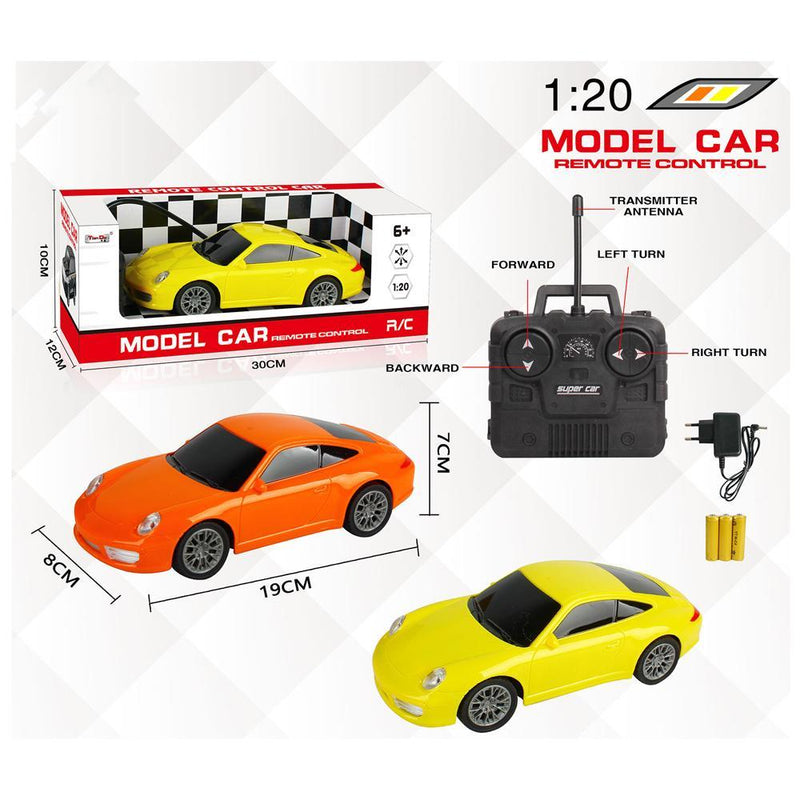 1:20 Scale Four-Way Simulation Porsche 911 Remote Control Car - Assorted Colors