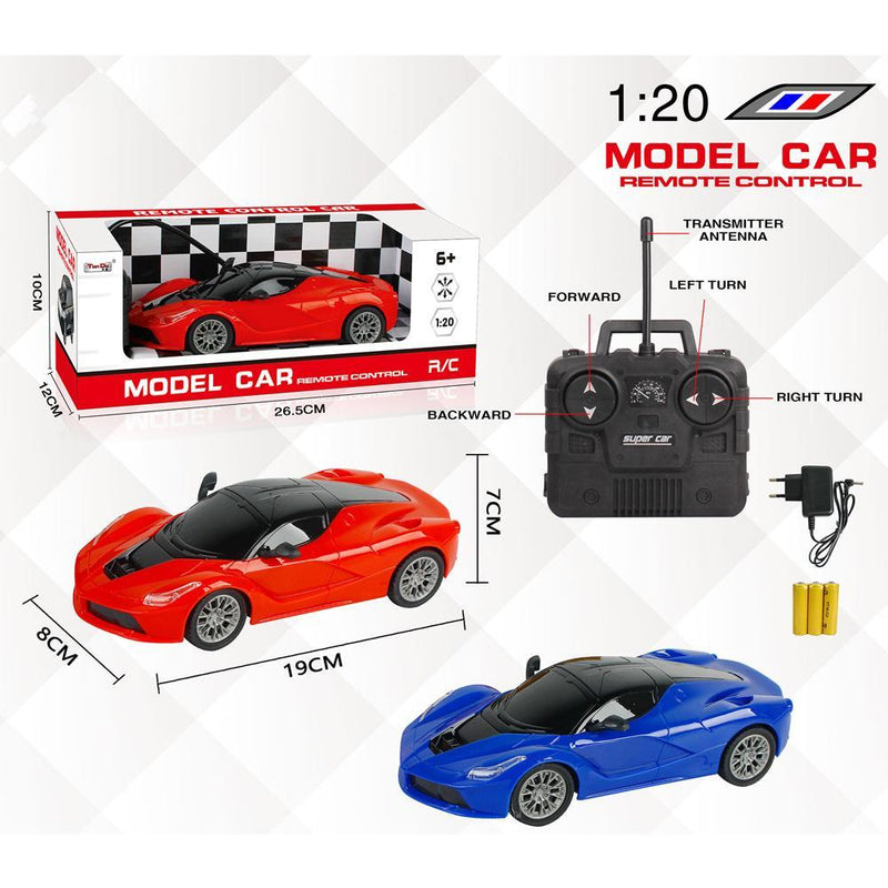 1:20 Scale Four-Way Simulation Ferrari Remote Control Car - Assorted Colors