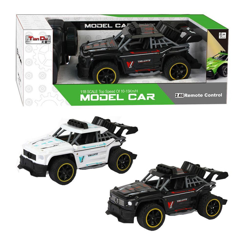 2.4G 1:18 4CH RC High-Speed Mercedes-Benz Big G With Gun Remote Control - Assorted Colors