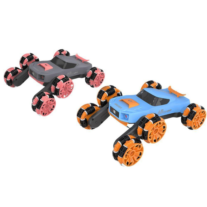 6-Wheel Roatary Stunt Car Assorted Color