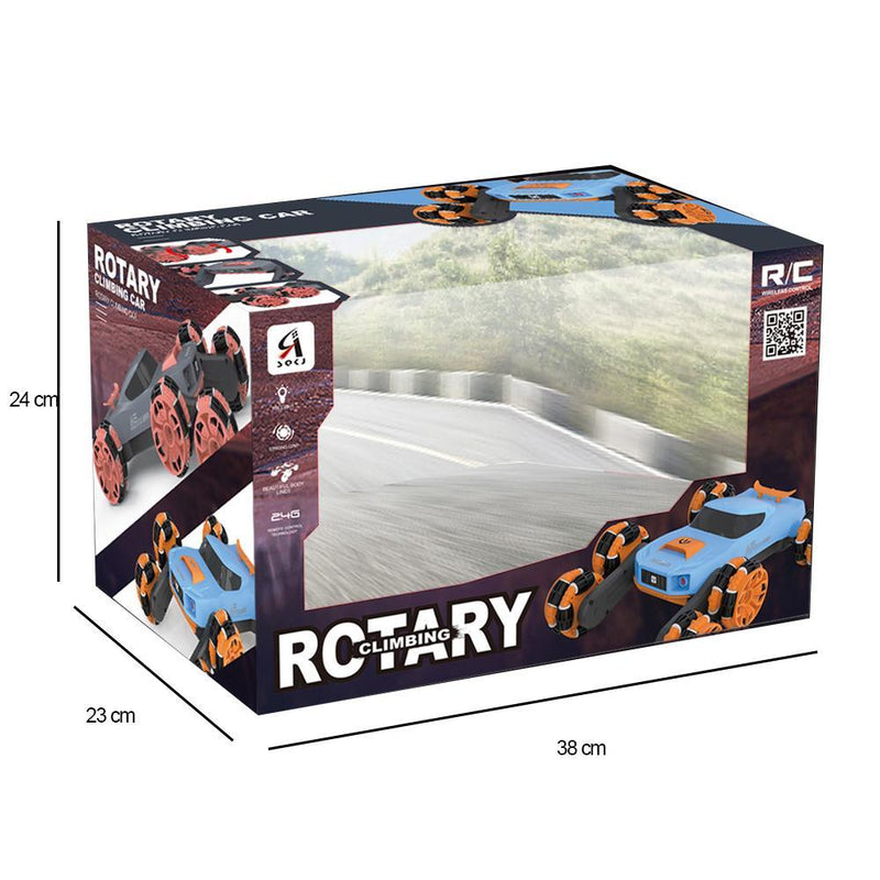 6-Wheel Roatary Stunt Car Assorted Color