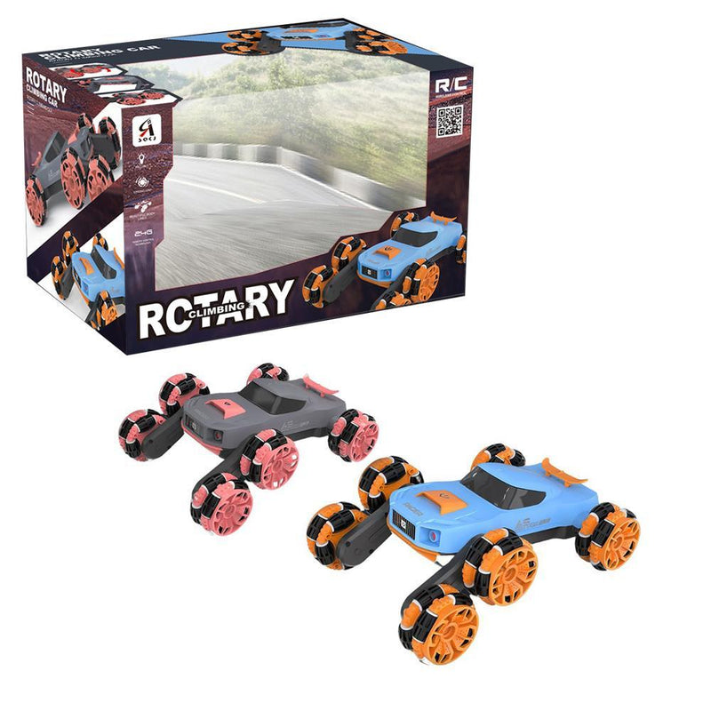 6-Wheel Roatary Stunt Car Assorted Color