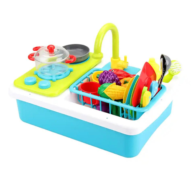 2 in 1 Dishwasher & Gas Stove Kitchen Suit  - Ages 4+