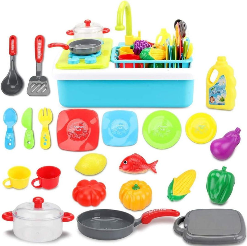 2 in 1 Dishwasher & Gas Stove Kitchen Suit  - Ages 4+