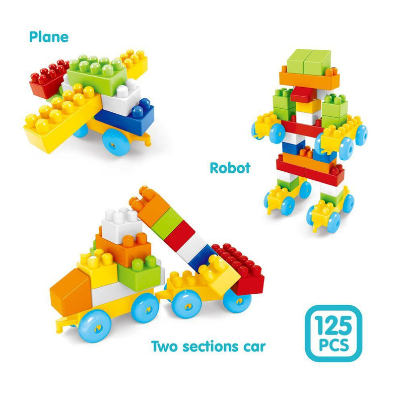 Puzzle Building Blocks (125 Pcs)