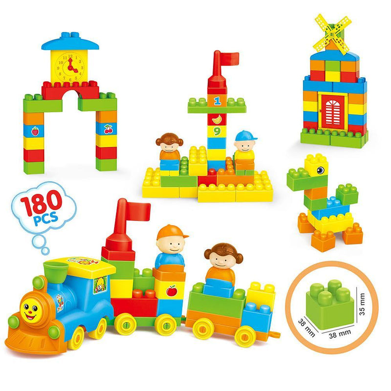 Dream Train Cartoon Blocks 180 Pcs