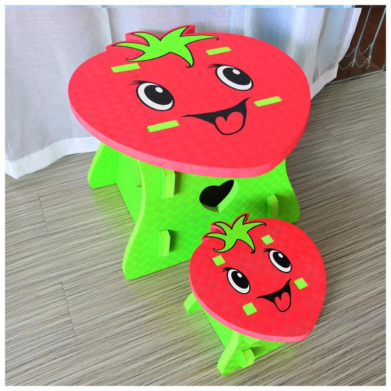 EVA Strawberry Children's Table and Chair Set