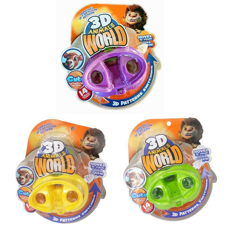 3D Elliptical Animal Viewing Machine - Explore 3D Animal World with 14 Different Patterns - Ages 3+