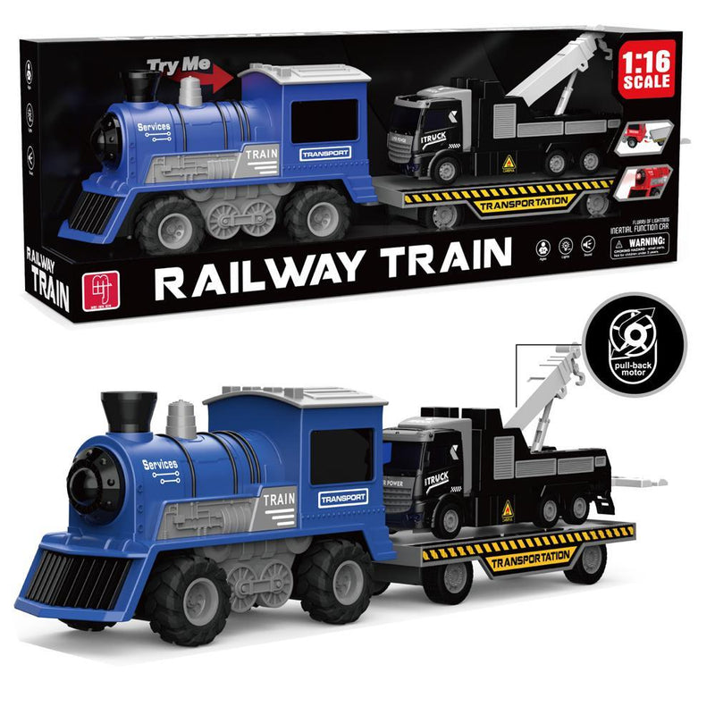 1:16 Scale Railway Train - Blue Color