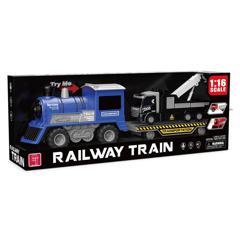 1:16 Scale Railway Train - Blue Color