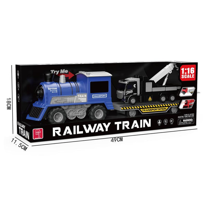 1:16 Scale Railway Train - Blue Color