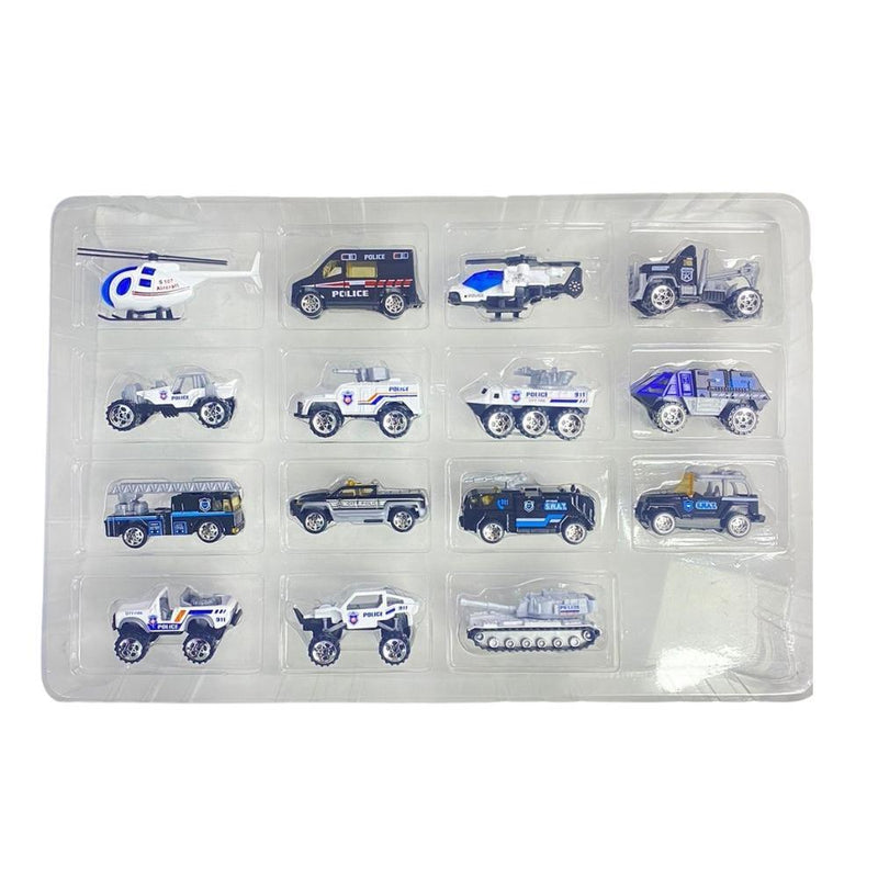 15 - Piece Diecast Police Series Set - Gamplanet