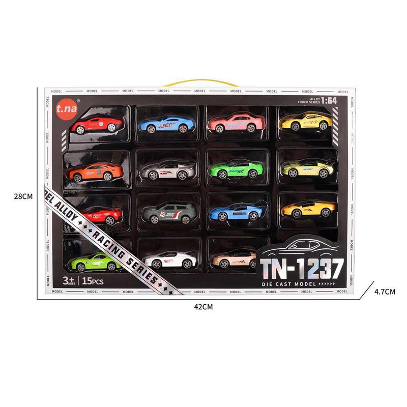 15 - Piece Diecast Racing Series Set - Gamplanet