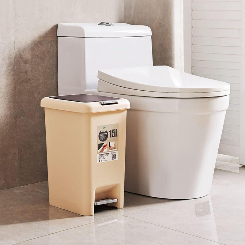 15L Kitchen Trash Can with Lid, Drawer, and Pulleys - Wet & Dry Sorting Bin - Gamplanet