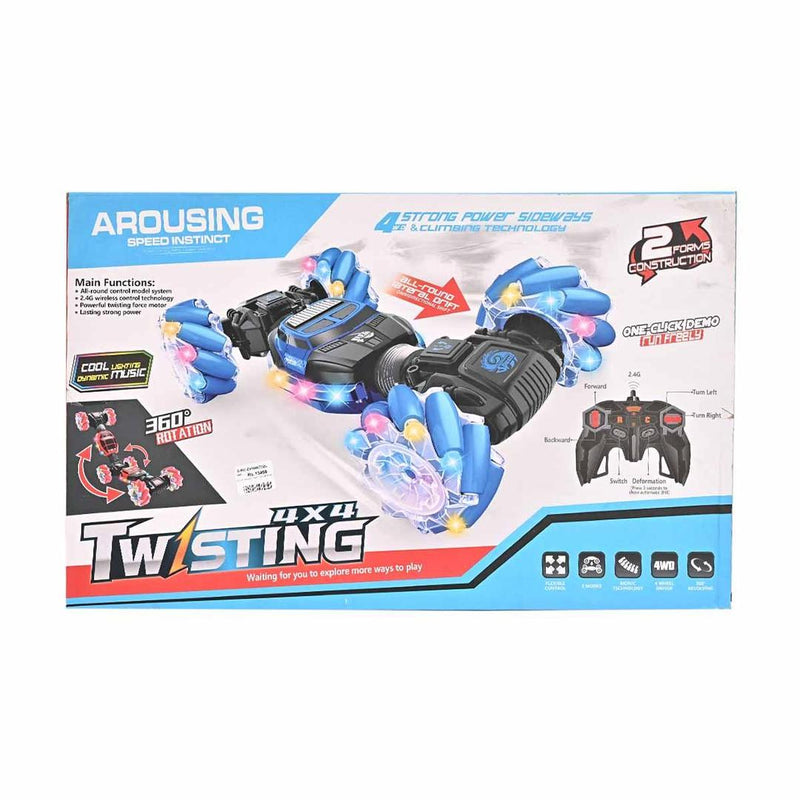 2 - in - 1 Hand Sensor and Remote Control Twisting Stunt Racing Car - Gamplanet