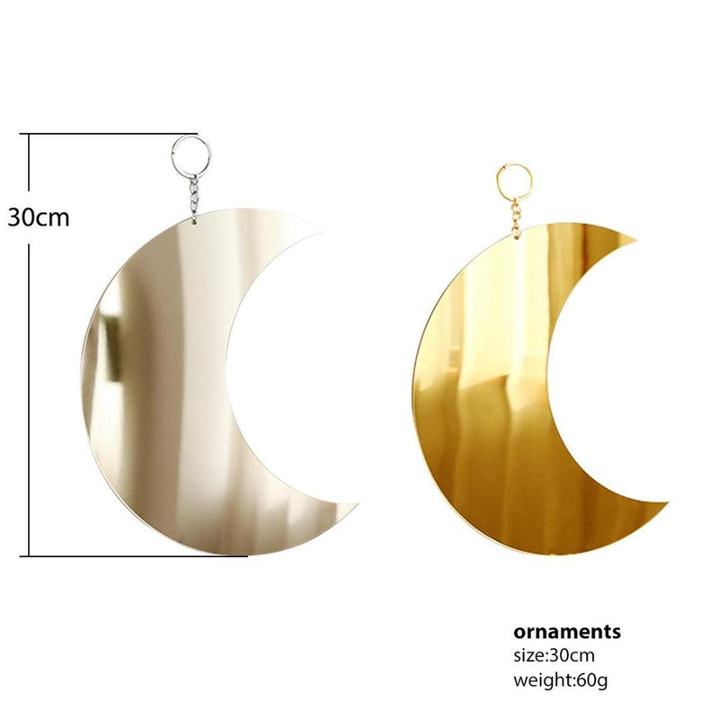 2 Pcs 12 - Inch Acrylic Moon Wall Hanging - Gamplanet