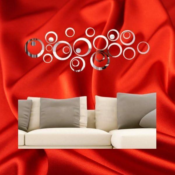 24 Pcs Wall Art Dots & Rings Circle Decor - Gamplanet