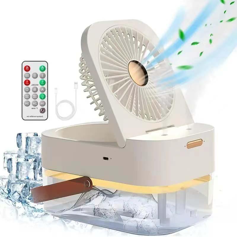 3 In 1 Portable Fan Air Conditioner Humidifier Cooling USB Fan - Gamplanet