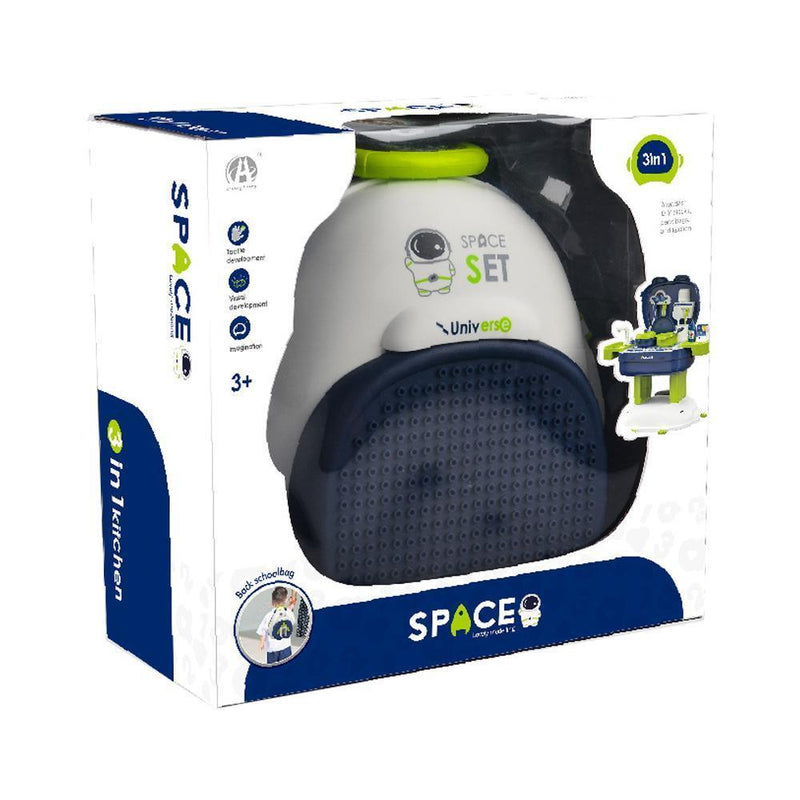 36 Pcs Space Themed Backpack 3 In Kitchen Set - Gamplanet