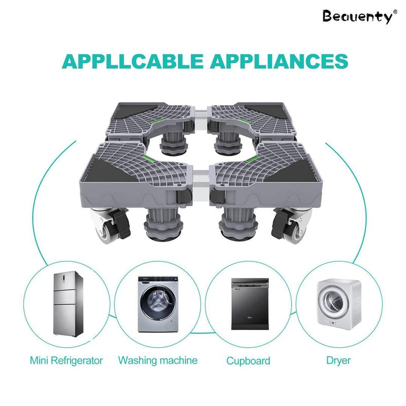 360 Degree Rotation Moving Base For Fridge And Machines - Gamplanet