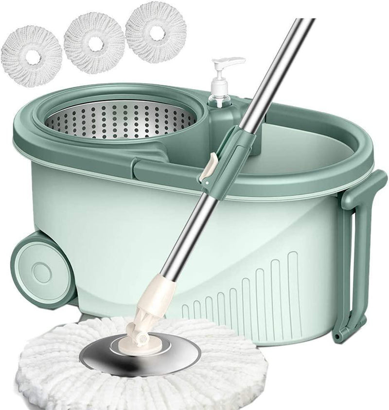 360° Spinning Mop & Bucket Set with Adjustable Handle - Gamplanet