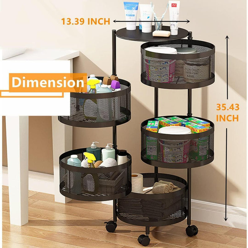 4 - Tier Multi - Use Kitchen Round Rack - Gamplanet