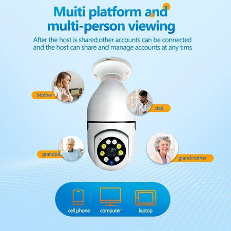 5G Bulb E27 Surveillance Camera - Gamplanet